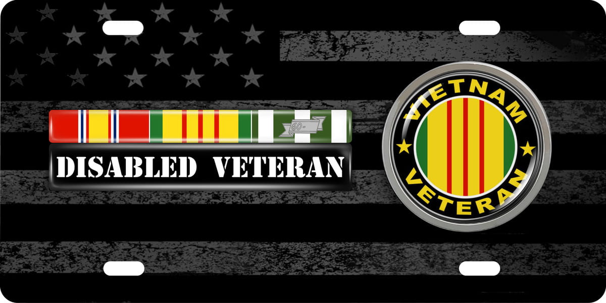 Black US Flag 